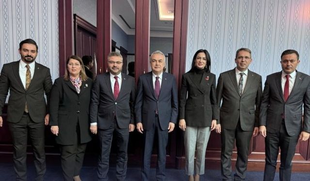 AK Parti Aydın tam kadro Ankara'da