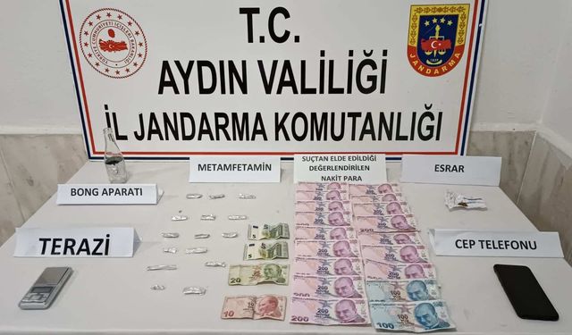 Aydın'da bir şahsın evinde uyuşturucu ele geçirildi