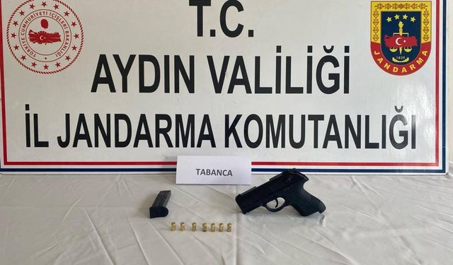 Aydın'da 3 adet ruhsatsız tabanca ele geçirildi
