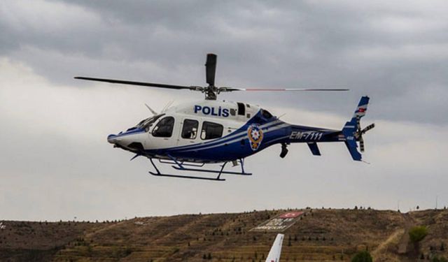 Polis helikopteri düştü: 2 şehit