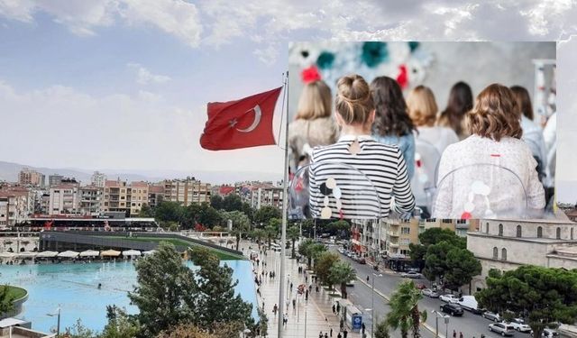 Aydın kadınların şehri oldu