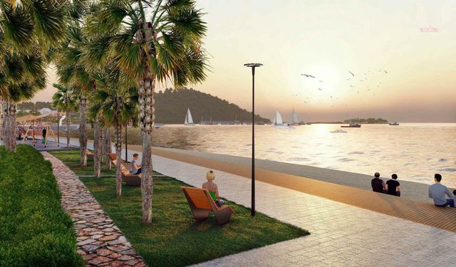 Aydın Büyükşehir Belediyesi, Kuşadası sahil şeridini düzenliyor