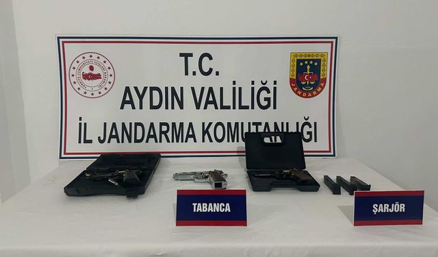 Aydın'da silah taşıyan şüpheli yakalandı