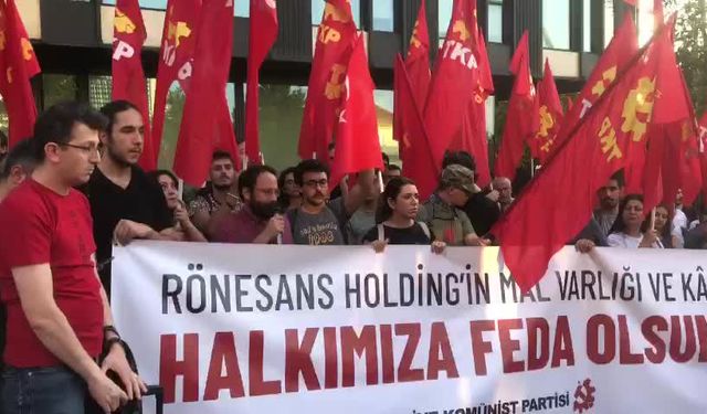 TKP’den Rönesans Holding önünde protesto