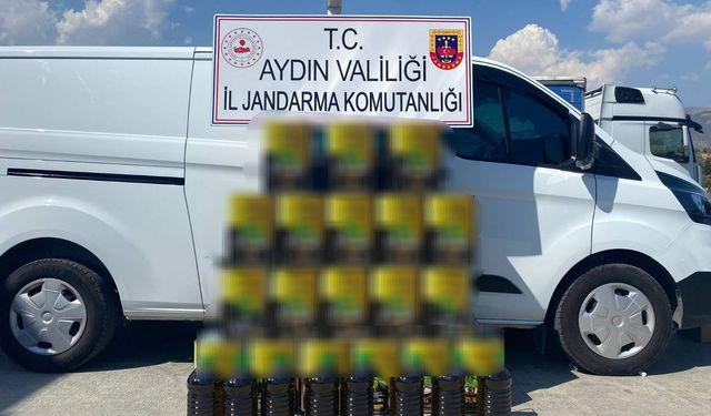 Aydın'da 750 litre sahte zeytinyağı yakalandı