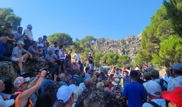 Latmos'un kalbinde açılmak istenen maden için bilirkişi heyeti keşif yaptı