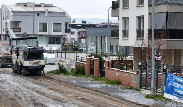 Karacasu Caddesi’nde kazı çalışmaları başladı