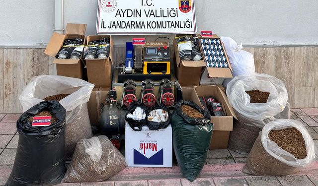 Köşk’te 1 milyon TL’lik kaçak sigara baskını!