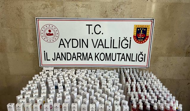 Piyasa değeri 1 milyon liranın üzerinde taklit parfüm ele geçirildi