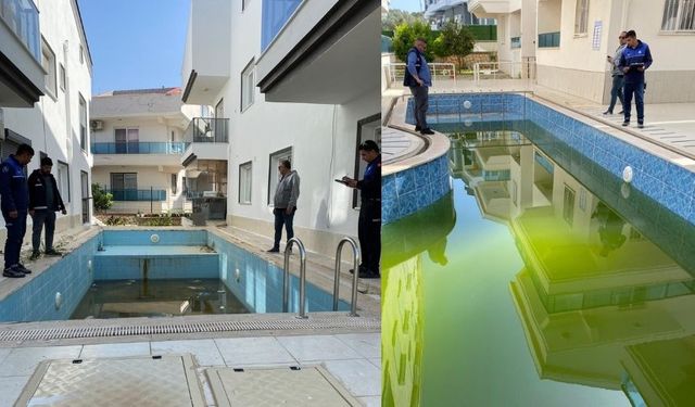 Didim'de kışın boşaltılmayan havuzlara ceza!
