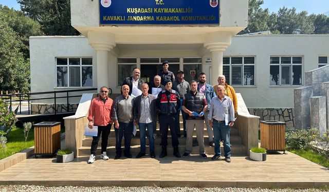 Kuşadası’nda Milli Parkta yangın ve güvenlik önlemleri toplantısı yapıldı