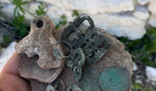 Bozdoğan'da tarihi eser kaçakçılarına suç üstü!