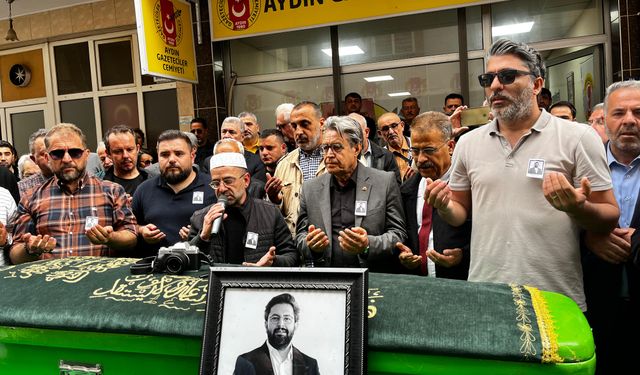 Gazeteci Erman Çetin son yolculuğuna uğurlandı