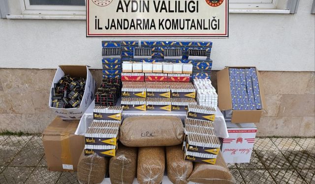 Aydın'da kaçak tütün operasyonu! 210 bin makaron ele geçirildi