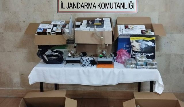 Germencik'te kaçak sigara operasyonu!