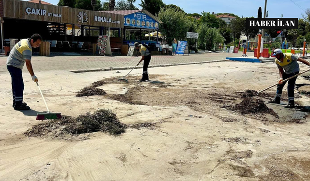Mavişehir Sahili’nde temizlik çalışması yapıldı