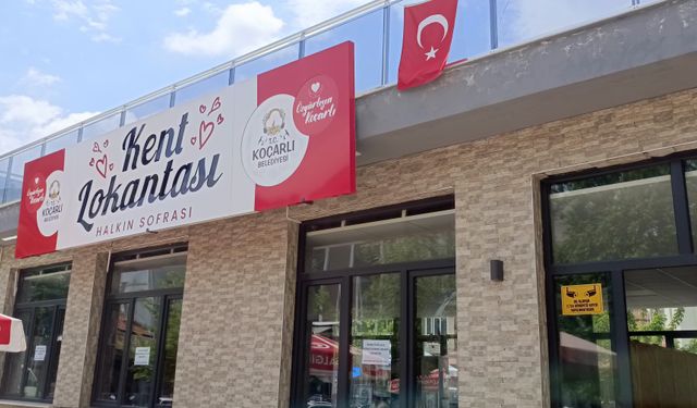 Koçarlı Belediyesi Kent Lokantası hizmete başlıyor