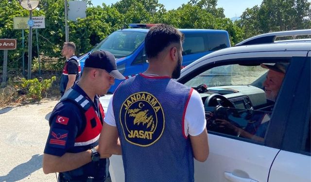 Germencik’te jandarmadan sıcak nokta şok uygulaması