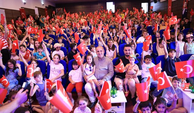 Başkan Kaya çocukların neşesine ortak oldu