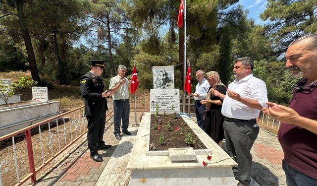 Aydın jandarmasından 15 Temmuz'da anlamlı ziyaret
