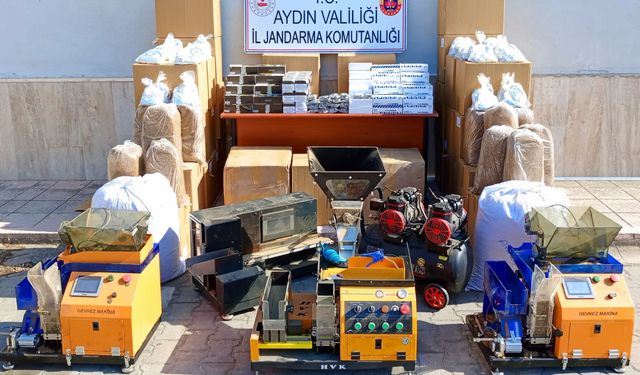 Aydın'da 2 milyon 750 bin TL değerinde kaçak sigara ele geçirildi