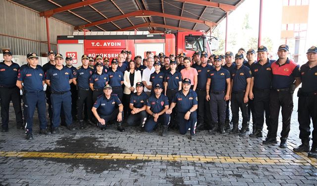 Başkan Çerçioğlu'ndan ateş savaşçılarına ziyaret