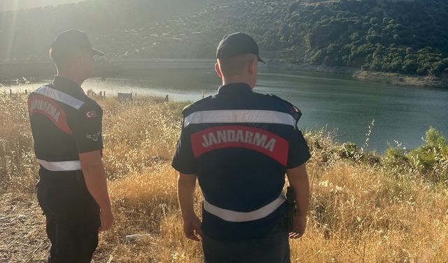Köşk jandarmasından gölet ve ormanlık alanlarda denetim