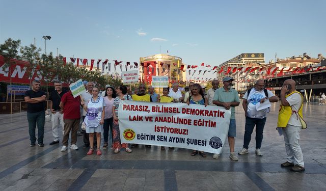 Eğitim Sen Aydın Şube Başkanı Suat Deniz; "Eğitim bir sosyal sorumluluktur"