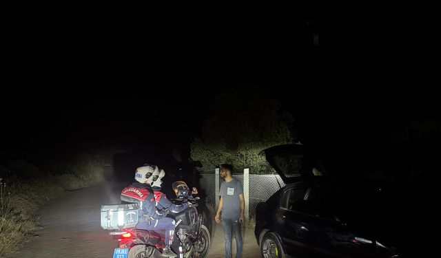 Germancik'te incir hırsızı suçüstü yakalandı