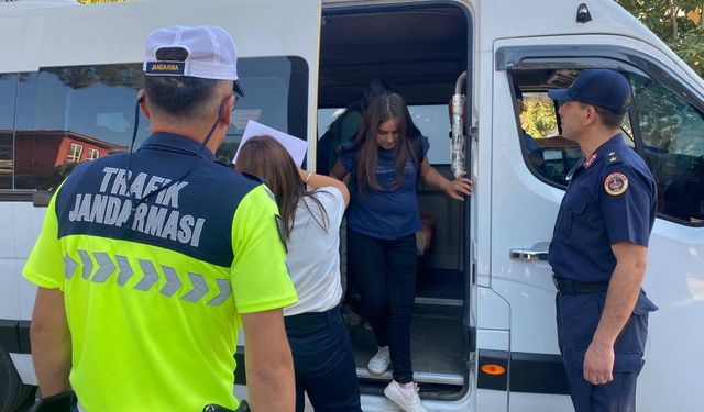 Çine jandarmasından okul çevrelerinde güvenlik önlemi