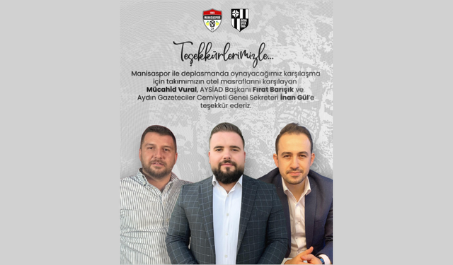 Aydınspor’a Manisa deplasmanında tam destek!