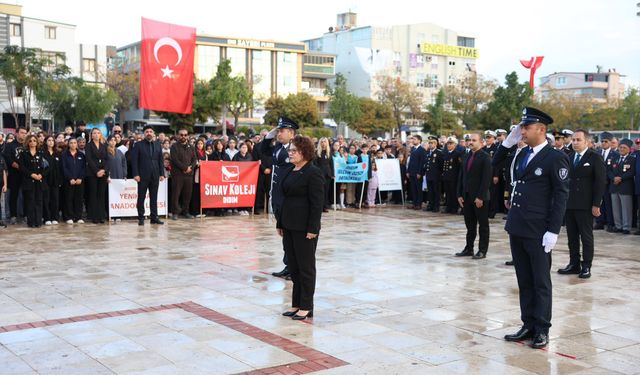 Didim'de Gazi Mustafa Kemal Atatürk törenle anıldı
