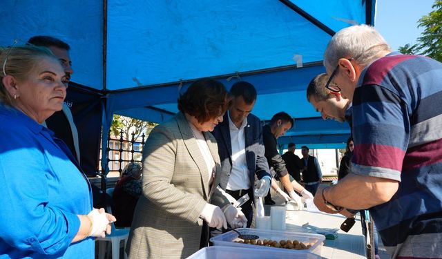 Didim'de şehitlerimiz için lokma hayrı düzenlendi