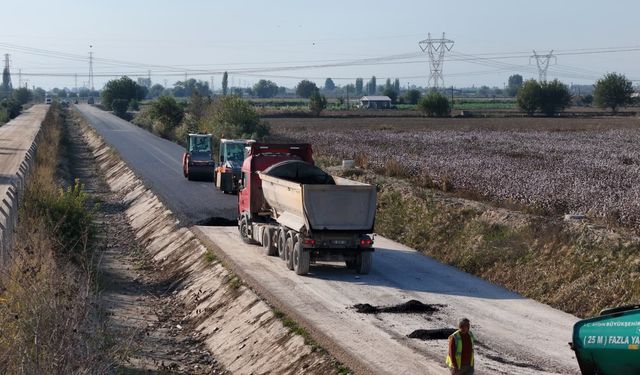 Aydın Şehir Hastanesi’ne yeni yol çalışmaları sürüyor