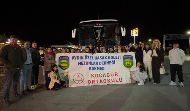 BAKMED, Kocagür Ortaokulu öğrencilerini Ankara’ya uğurladı