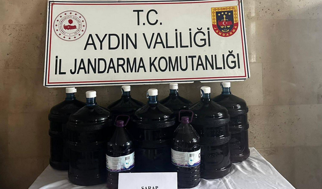 Aydın'da kaçak alkol operasyonu!