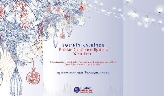 Ege'nin kalbi Didim'de yılbaşı coşkusu başlıyor