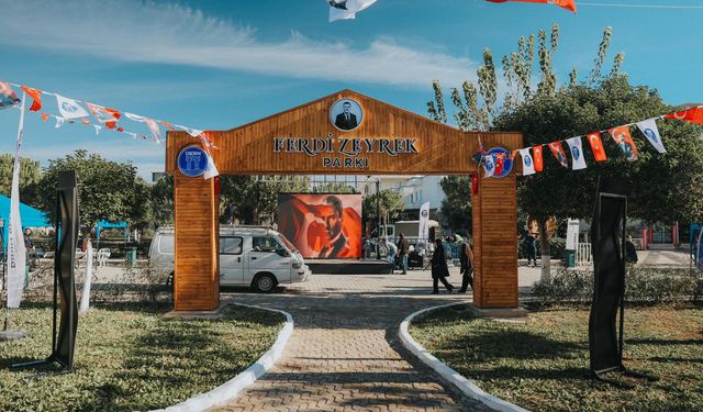 Didim'de anısı yaşatılan bir isim: Ferdi Zeyrek Parkı açıldı