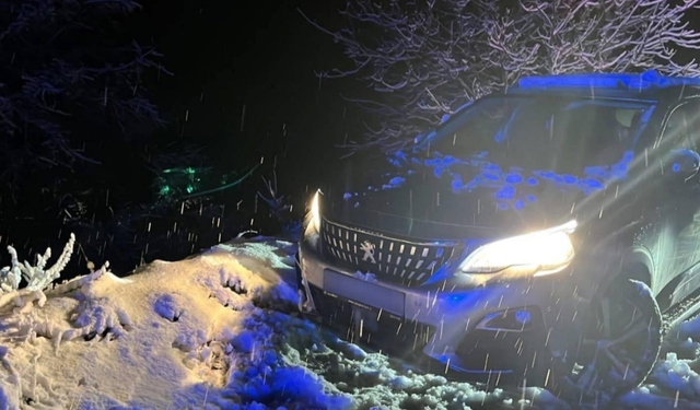 Köşk’te karda mahsur kalan aile kurtarıldı