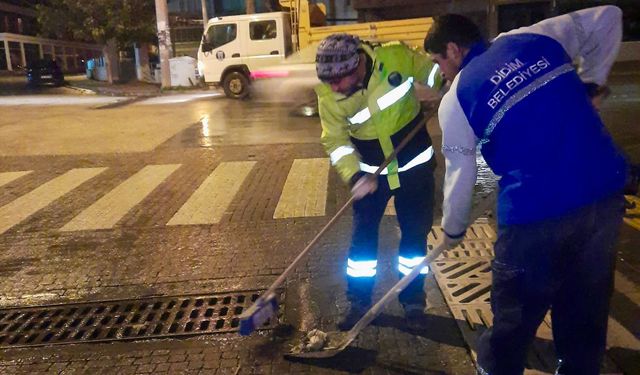 Didim Belediyesi ekipleri her zaman görevde