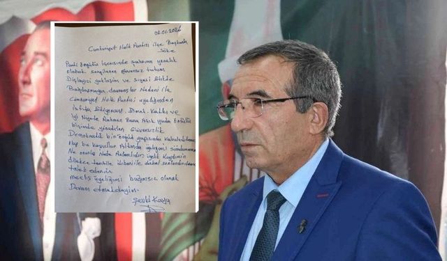 CHP Söke Belediye Meclis Üyesi Şevki Kaya, partisinden istifa etti