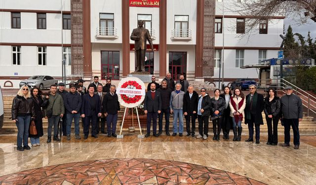Aydın'da basın emekçileri, 10 Ocak Çalışan Gazeteciler Günü için bir araya geldi!