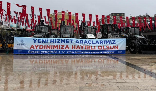 Aydın Büyükşehir Belediyesi'nden araç filosuna yatırım