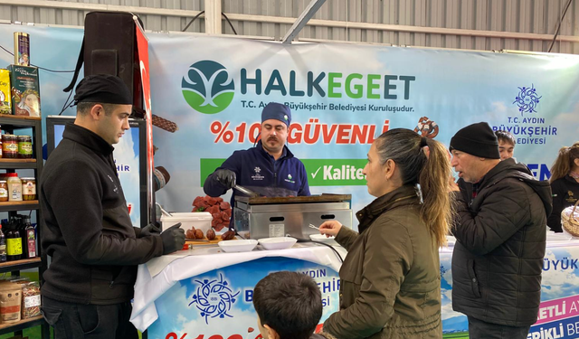 Aydın Tarım Fuarı'nda Büyükşehir'in standına yoğun ilgi!