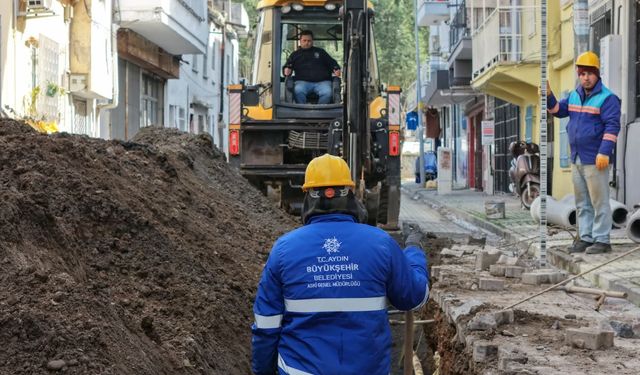 Aydın Büyükşehir, Efeler'in altyapısını güçlendiriyor