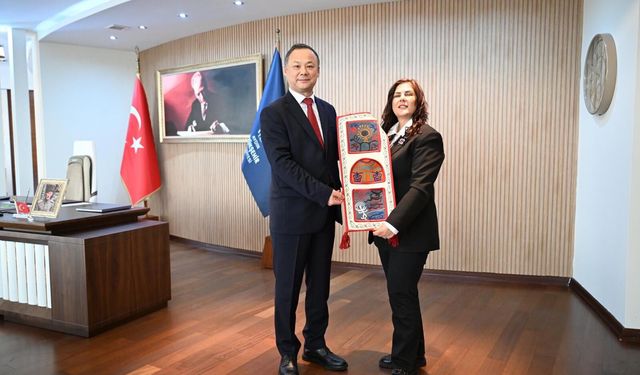 Başkan Çerçioğlu'na Kırgızistan'ın Ankara Büyükelçisi'nden ziyaret