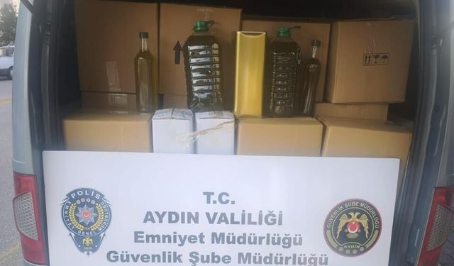 Aydın'da 1.324 litre bitkisel karışım yağ ele geçirildi