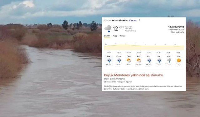 Büyük Menderes’te su seviyesi yükseliyor: Yetkililer uyardı!