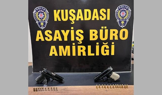 Kuşadası'nda aranan 2 şahıs yakalandı