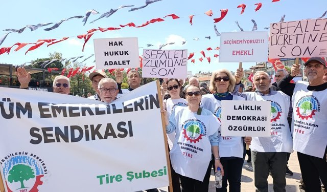 Aydın’da emeklilerin maaş isyanı: “İnsanca yaşam istiyoruz!”